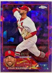 Adam Wainwright [Padparadscha] #39 Baseball Cards 2023 Topps Chrome Sapphire Prices