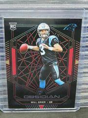 Will Grier [Electric Etch Red] Football Cards 2019 Panini Obsidian Prices