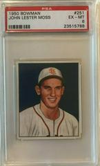 John Lester Moss #251 Baseball Cards 1950 Bowman Prices