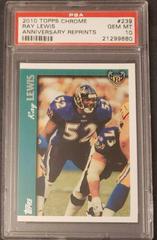 Ray Lewis Football Cards 2010 Topps Chrome Anniversary Reprints Prices