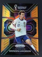 Brenden Aaronson [Orange] Soccer Cards 2022 Panini Prizm World Cup Phenomenon Prices