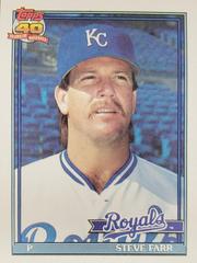 Steve Farr Baseball Cards 1991 Topps Prices
