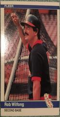 Rob Wilfong #530 Baseball Cards 1984 Fleer Prices