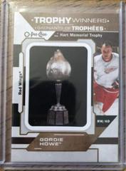 Gordie Howe [Hart Memorial] Hockey Cards 2023 O-Pee-Chee Trophy Patch Prices