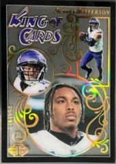 Justin Jefferson [Black] #10 Football Cards 2023 Panini Illusions King of Cards Prices