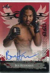 Ben Henderson [Red] #AU-BH1 Ufc Cards 2010 Leaf MMA Autographs Prices
