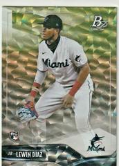Lewin Diaz [Ice Foil] #1 Baseball Cards 2021 Bowman Platinum Prices