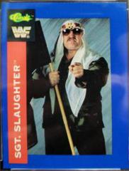Sgt. Slaughter Wrestling Cards 1991 Classic WWF Prices