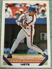 Chris Donnels Baseball Cards 1993 Topps Prices
