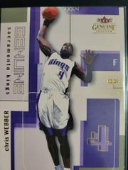 Chris Webber Basketball Cards 2003 Fleer Genuine Article Insider Prices