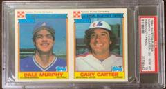 Dale Murphy, Gary Carter [Panel] Baseball Cards 1984 Ralston Purina Prices