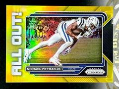 Michael Pittman Jr. [Gold] #AO-19 Football Cards 2022 Panini Prizm All Out Prices