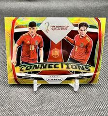 Gavi, Pedri [Gold] Soccer Cards 2022 Panini Prizm World Cup Connections Prices