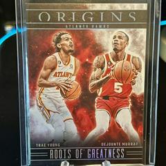 Trae Young / Dejounte Murray #16 Basketball Cards 2023 Panini Origins Roots of Greatness Prices