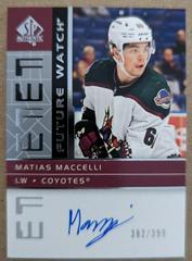 Matias Maccelli Hockey Cards 2022 SP Authentic 2002-03 Retro Autograph Future Watch Prices