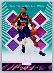 Mikal Bridges [Green] #20 Basketball Cards 2018 Panini Status Rookie Credentials Prices