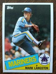 Mark Langston #625 Baseball Cards 1985 Topps Mini Prices