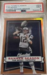 Tom Brady [Orange] #BS-2 Football Cards 2022 Panini Classics Banner Season Prices