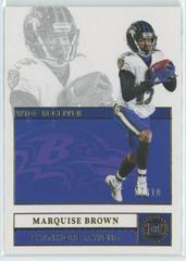 Marquise Brown [Gold] #8 Football Cards 2021 Panini Encased Prices