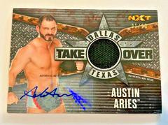 Austin Aries [Autograph] Wrestling Cards 2017 Topps WWE NXT Mat Relics Prices