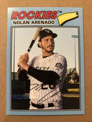 Nolan Arenado [Blue] #124 Baseball Cards 2018 Topps Archives Prices