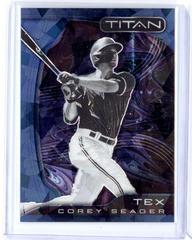 Corey Seager [Blue Ice] #23 Baseball Cards 2022 Panini Chronicles Titan Prices