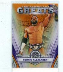 Cedric Alexander [Orange Refractor] #CG-3 Wrestling Cards 2021 Topps Chrome WWE Cruiserweight Greats Prices