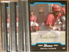 Erick Aybar #172 Baseball Cards 2004 Bowman Prices