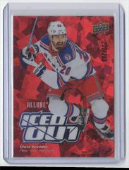 Chris Kreider [Red] #IO-13 Hockey Cards 2022 Upper Deck Allure Iced Out Prices