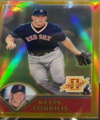 Kevin Youkilis [Gold Refractor] #216 Baseball Cards 2003 Topps Chrome Prices
