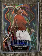 Xander Bogaerts [Navy Blue Carolina Prizm] #IL-11 Baseball Cards 2022 Panini Prizm Illumination Prices