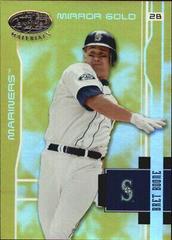 Bret Boone [Mirror Gold] #169 Baseball Cards 2003 Leaf Certified Materials Prices
