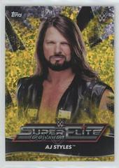 AJ Styles [Yellow] Wrestling Cards 2021 Topps WWE Superstars Super Elite Prices