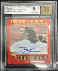 Trevor Lawrence [Autograph Orange] #12A Football Cards 2021 Topps X Trevor Lawrence Prices