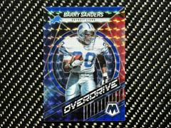 Barry Sanders [Blue] Football Cards 2022 Panini Mosaic Men of Mastery Prices