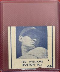 Ted Williams [Hand Cut] Baseball Cards 1948 R346 Blue Tint Prices