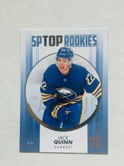 Jack Quinn [Blue] #TR-8 Hockey Cards 2022 SP Authentic Top Rookies Prices