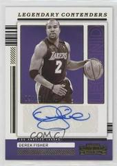 Derek Fisher [Gold] #LC-DFS Basketball Cards 2021 Panini Contenders Legendary Autographs Prices