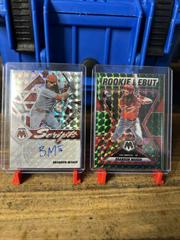 Brandon Marsh #SC-BM Baseball Cards 2022 Panini Mosaic Scripts Autographs Prices