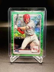 Alec Bohm [Green Shimmer] Baseball Cards 2020 Bowman Chrome Prospects Prices