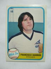 Francisco Barrios #352 Baseball Cards 1981 Fleer Prices