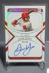 Juan Yepez [Holo Silver] Baseball Cards 2022 Panini National Treasures Apprentice Ink Autographs Prices