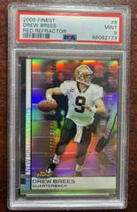 Drew Brees [Red Refractor] #8 Football Cards 2009 Topps Finest Prices