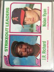Strikeout Leaders [J. R. Richard, N. Ryan] Baseball Cards 1980 Topps Prices