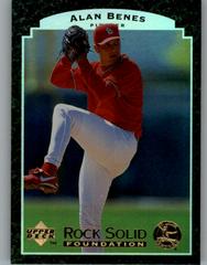 Alan Benes #RS19 Baseball Cards 1997 Upper Deck Rock Solid Foundation Prices