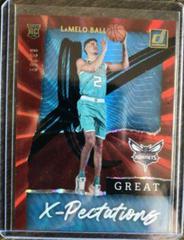 LaMelo Ball [Red Laser] #3 Basketball Cards 2020 Donruss Great X-Pectations Prices