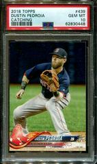 Dustin Pedroia [Catching] #439 Baseball Cards 2018 Topps Prices