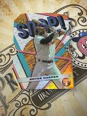 Bryce Harper [Orange] #OS-6 Baseball Cards 2023 Topps Pristine Oh Snap Prices