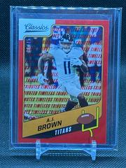 A. J. Brown [Timeless Tributes Red] #4 Football Cards 2021 Panini Classics Prices