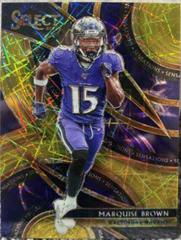 Marquise Brown [Gold Prizm] Football Cards 2019 Panini Select Sensations Prices